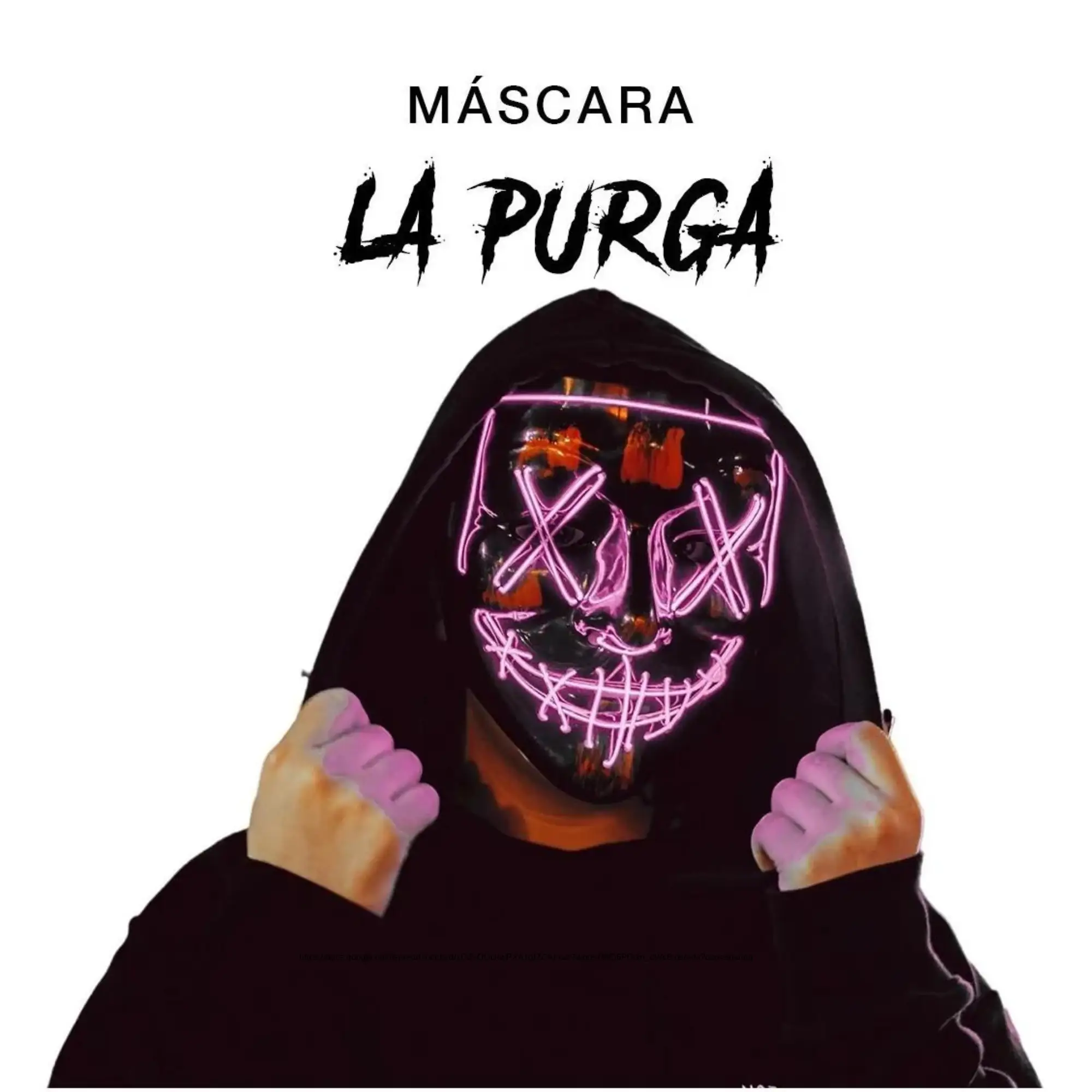 Máscara Halloween La Purga (The Purge) Luz LED 