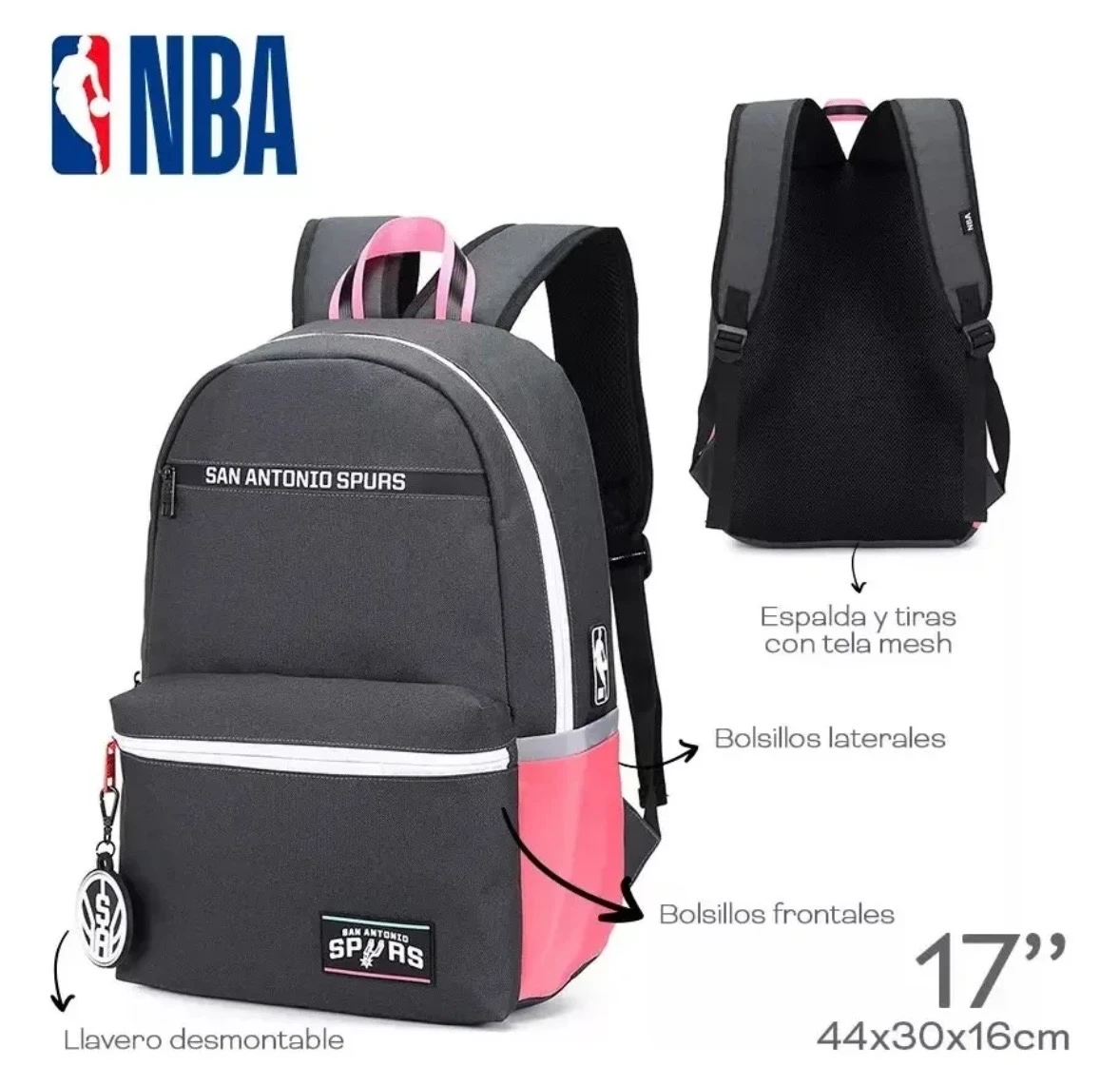 MOCHILA NBA SPURS