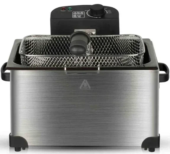 Freidora Doble De Acero Inoxidable 6 L 3