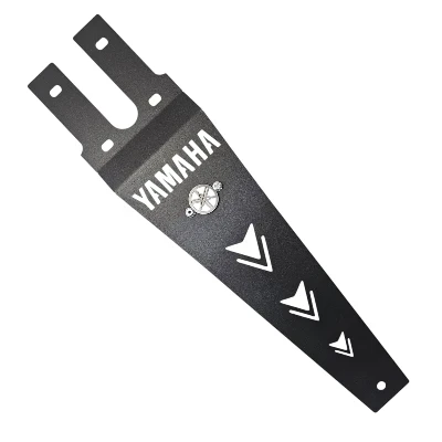 AC Xtz 125 / AC Xtz 250 M. Viejo / AC Dt 125 / Antivibrante acero negro logo 3d cromado ML
