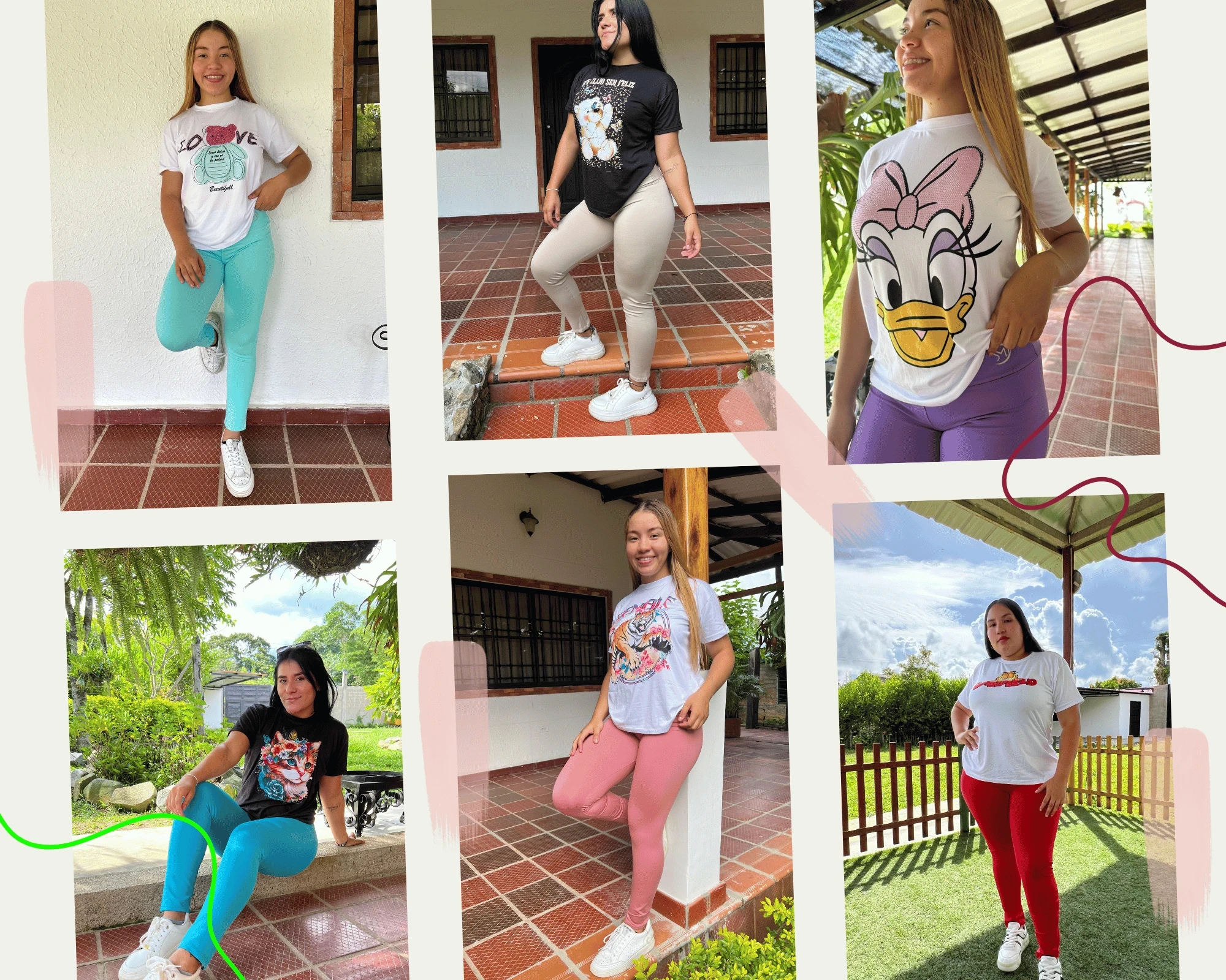 Conjunto leggins y blusa 
