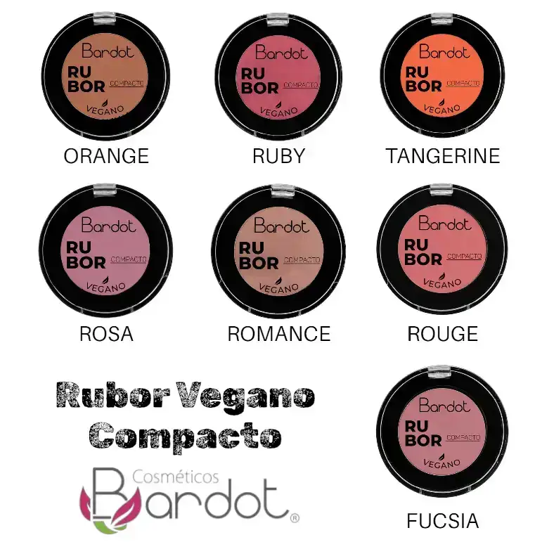 Blush Vegano Compacto Bardot