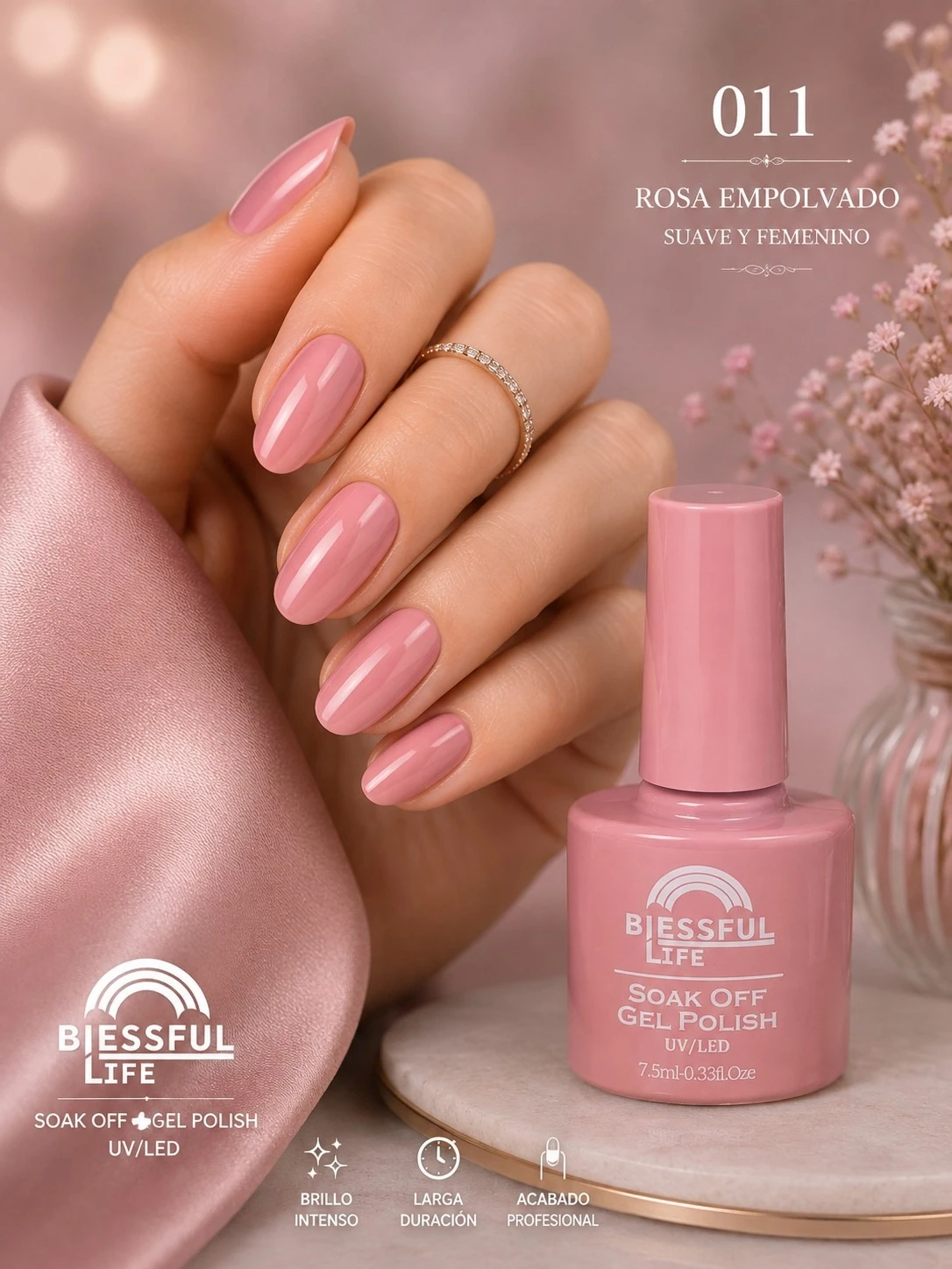 biessful life esmalte semi permanente tono 011