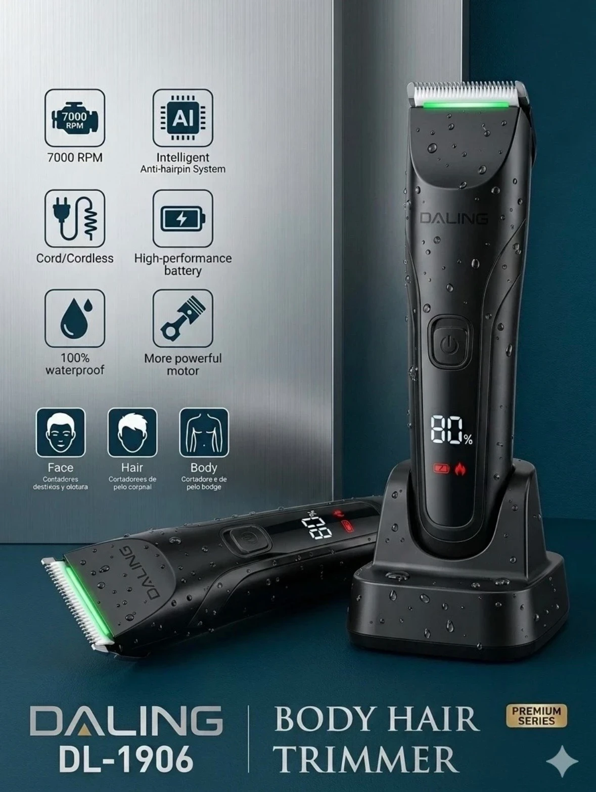 CORTADORA DE PELO DALING dl-1906