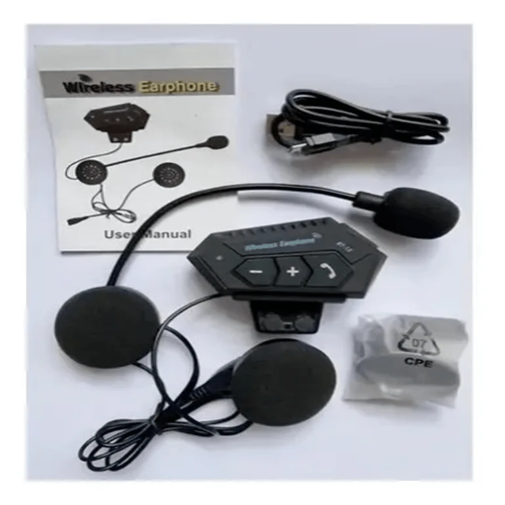 Intercomunicador Bt12 Auriculares moto 3