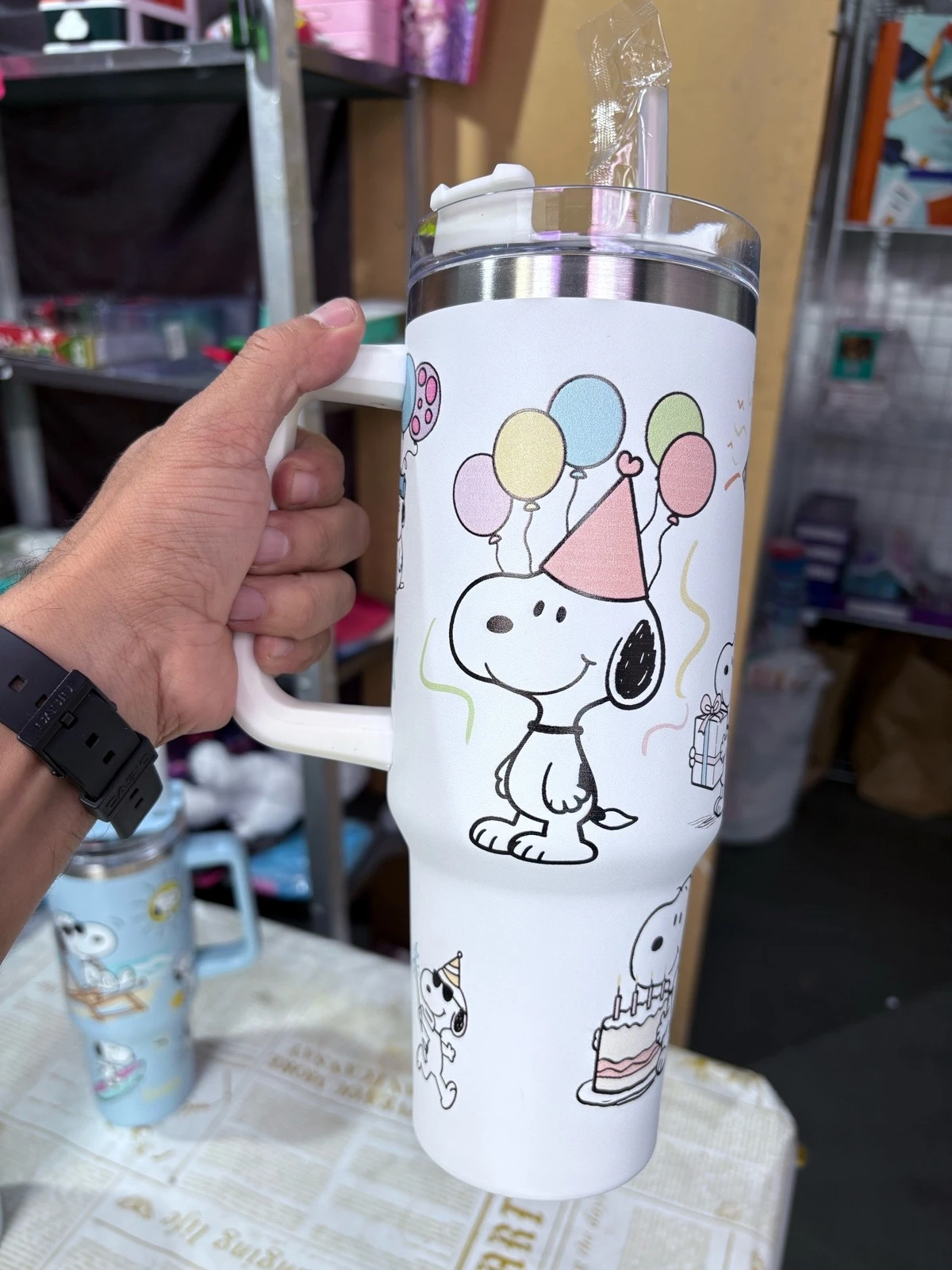 TERMO DE ACERRO INOXIDABLE 1200 ml. COLECCION SNOOPY 4