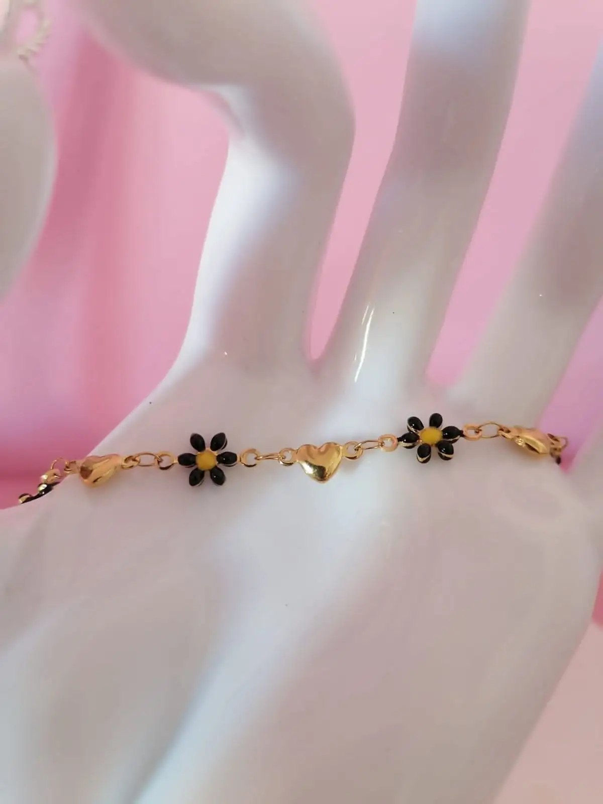 Pulsera margarita negra 