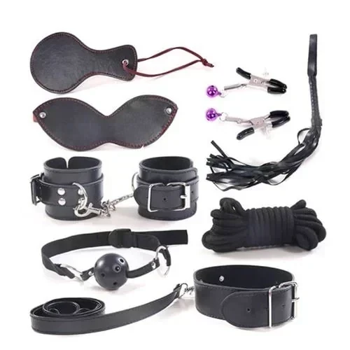 Kit Bondage 8 Piezas Negro 4