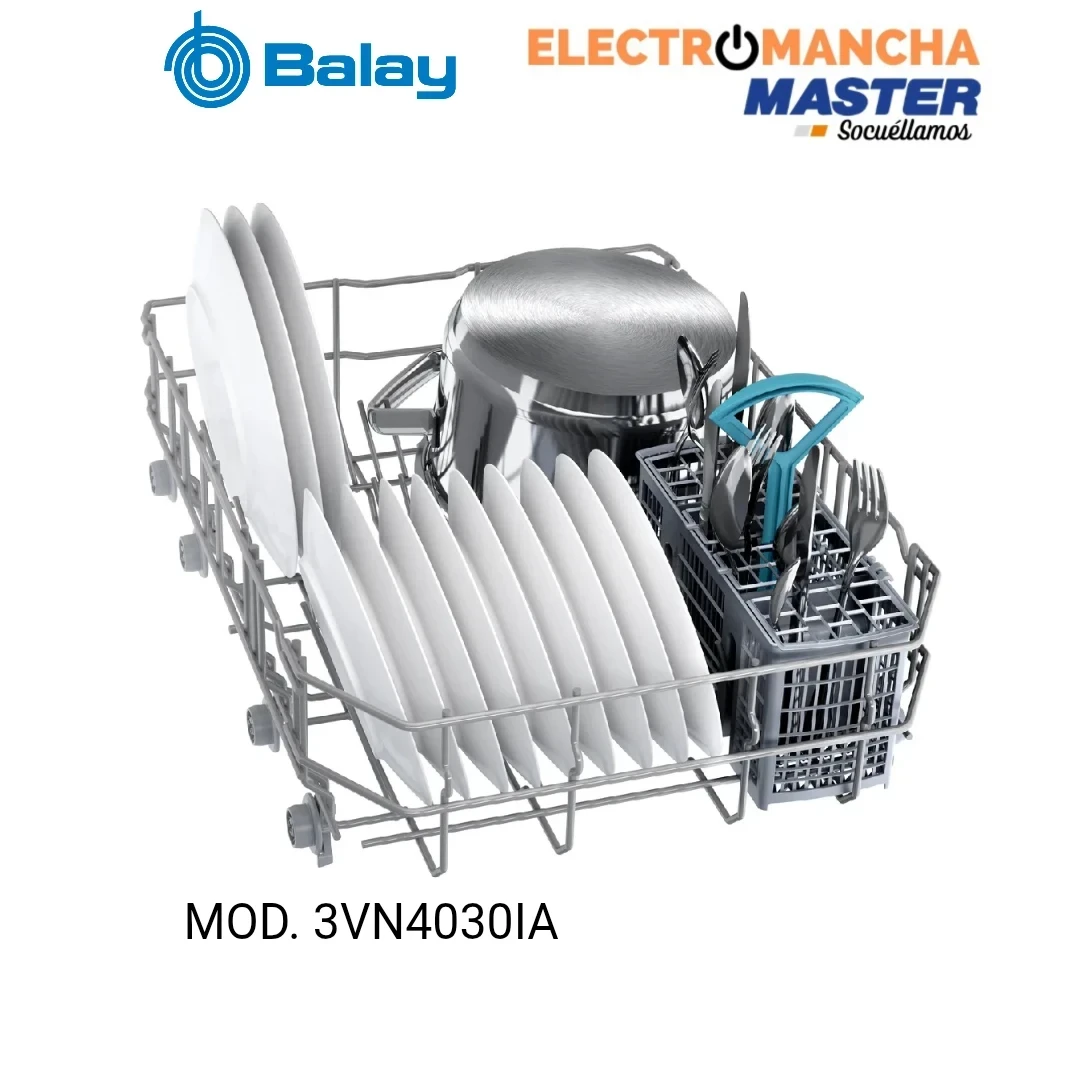 LAVAVAJILLAS BALAY 3VN4030IA 45 CM. INOX. CLASE E 5