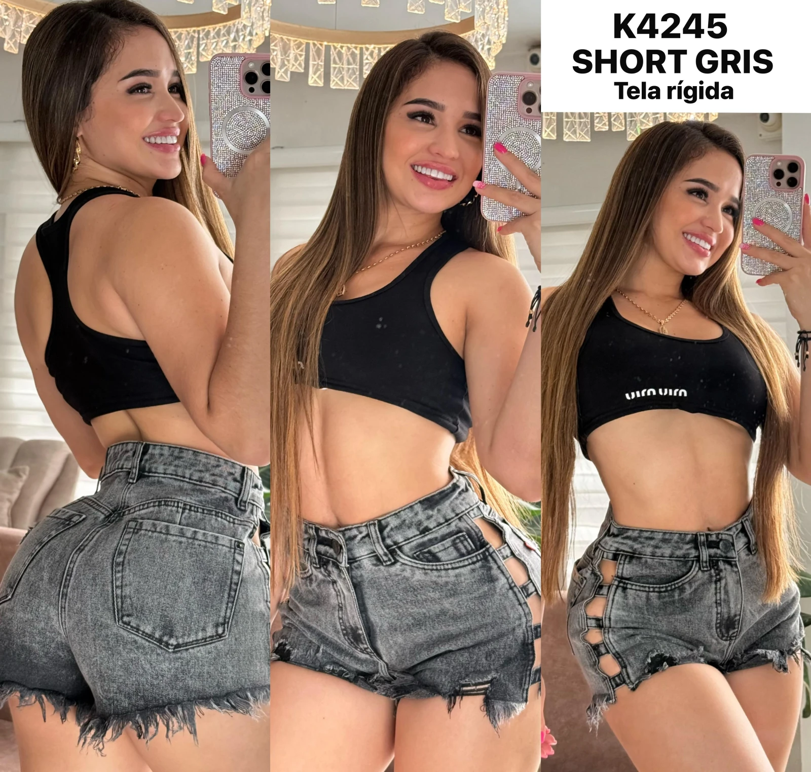 Short Gris 