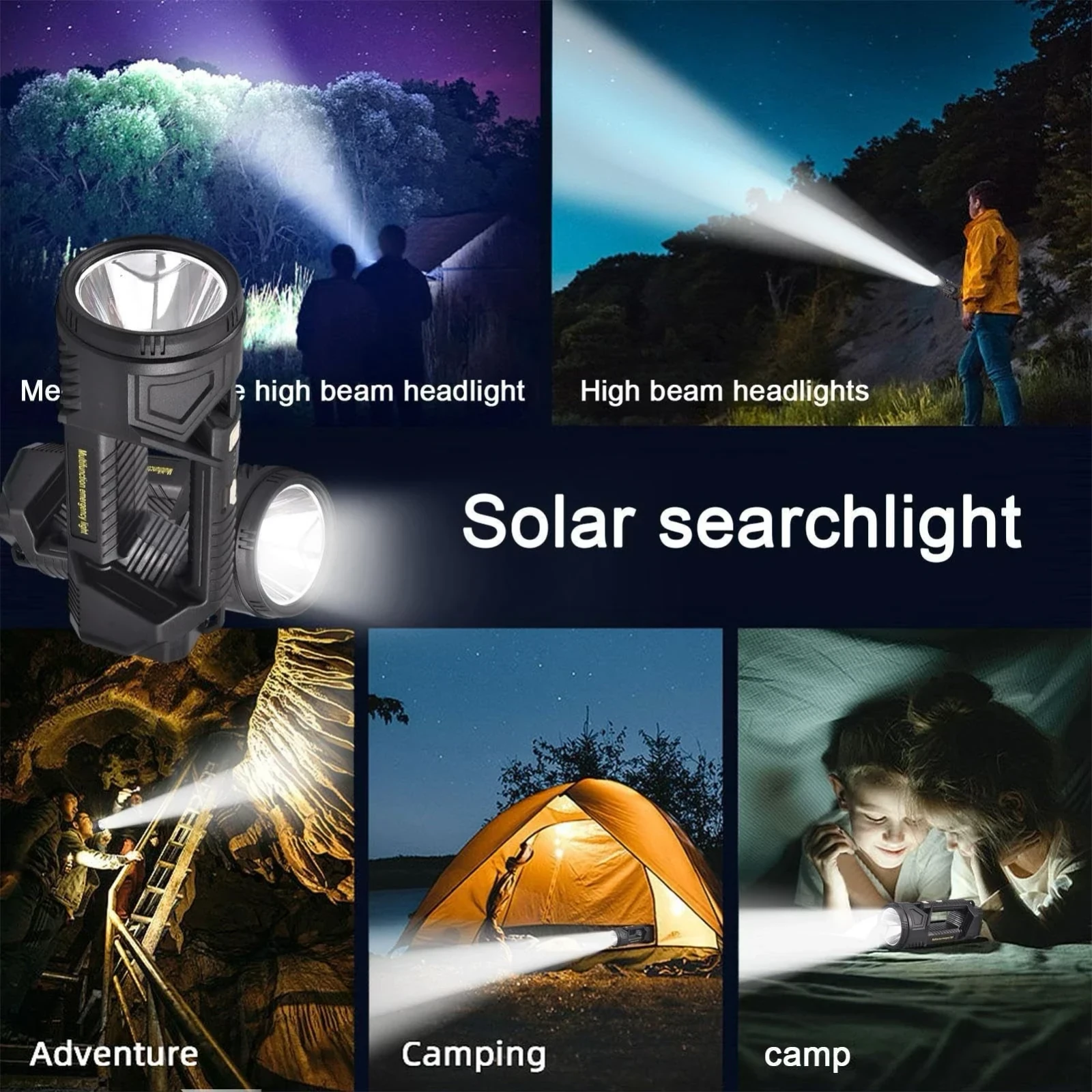 LINTERNA LED RECARGABLE 60W 3