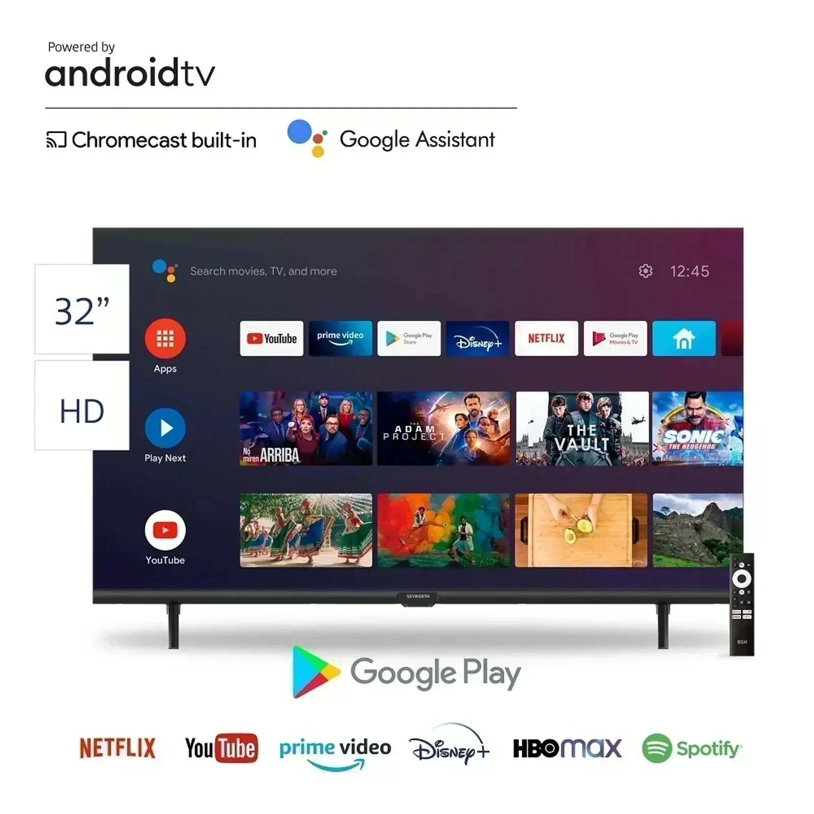 Smart TV BGH 32" ANDROID B3222S5A