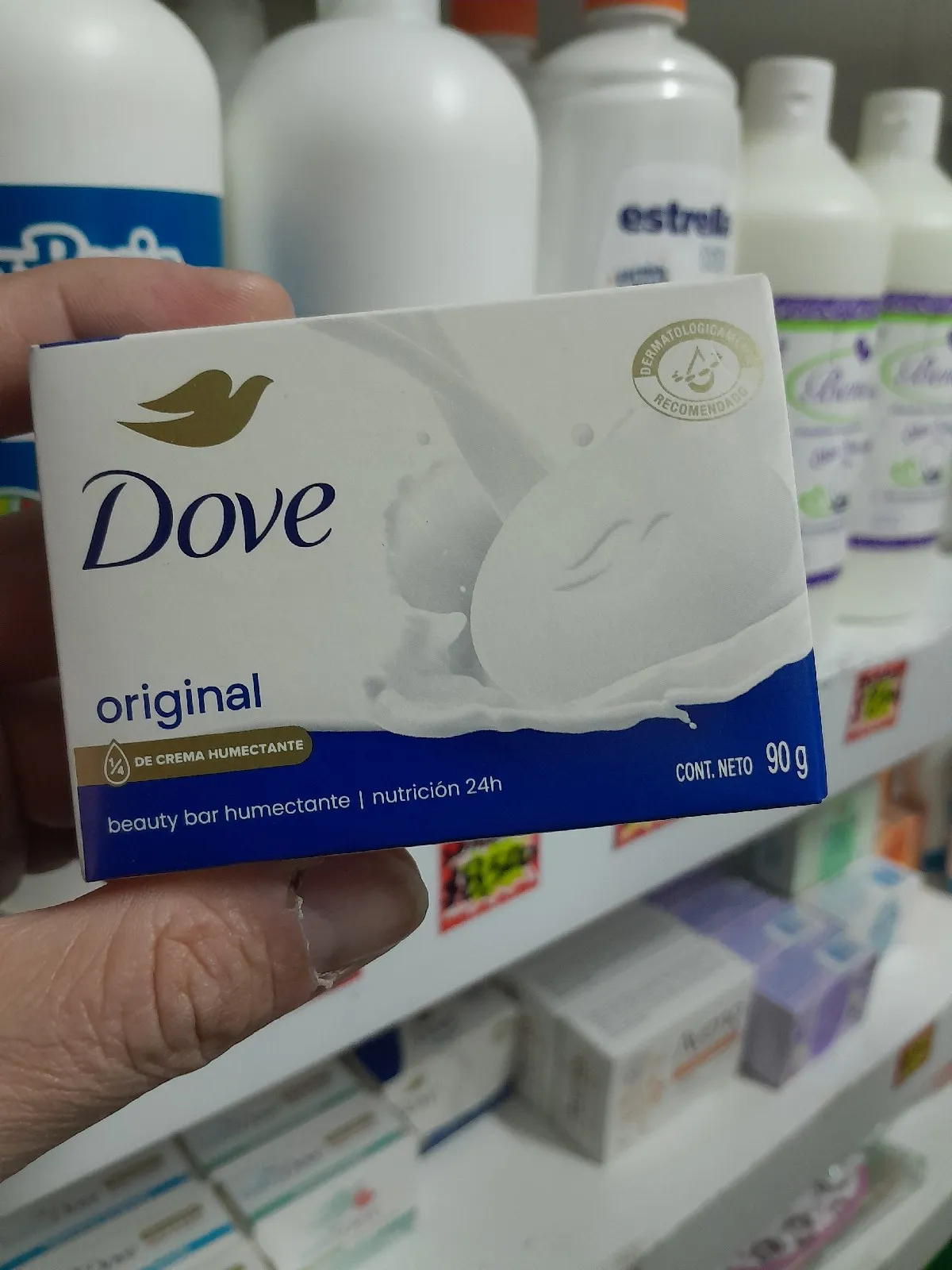 jabón Dove Original x 90g.