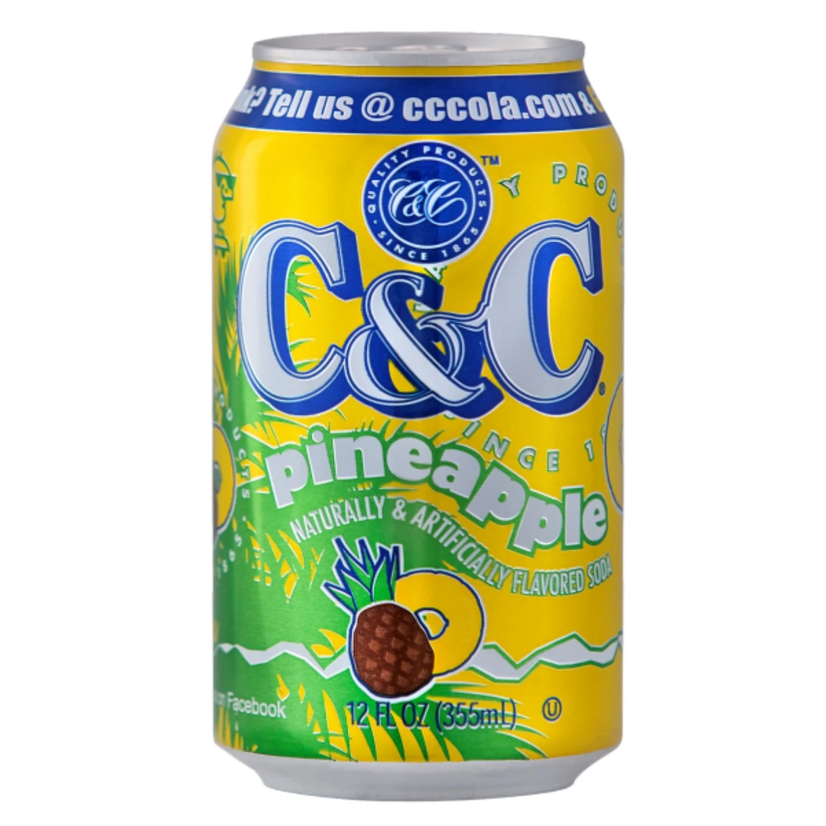 C&C PINEAPPLE 355 ML
