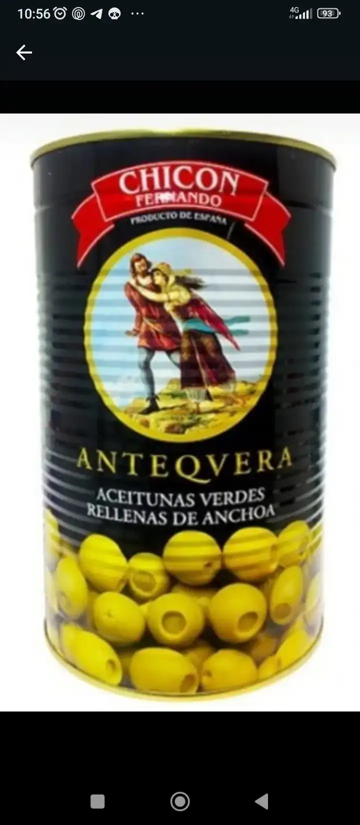 ACEITUNA RELLENA DE ANCHOA  2KG