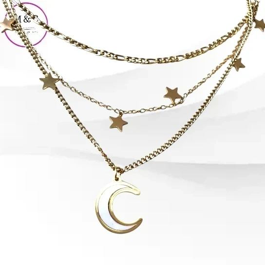 collar de acero inoxidable