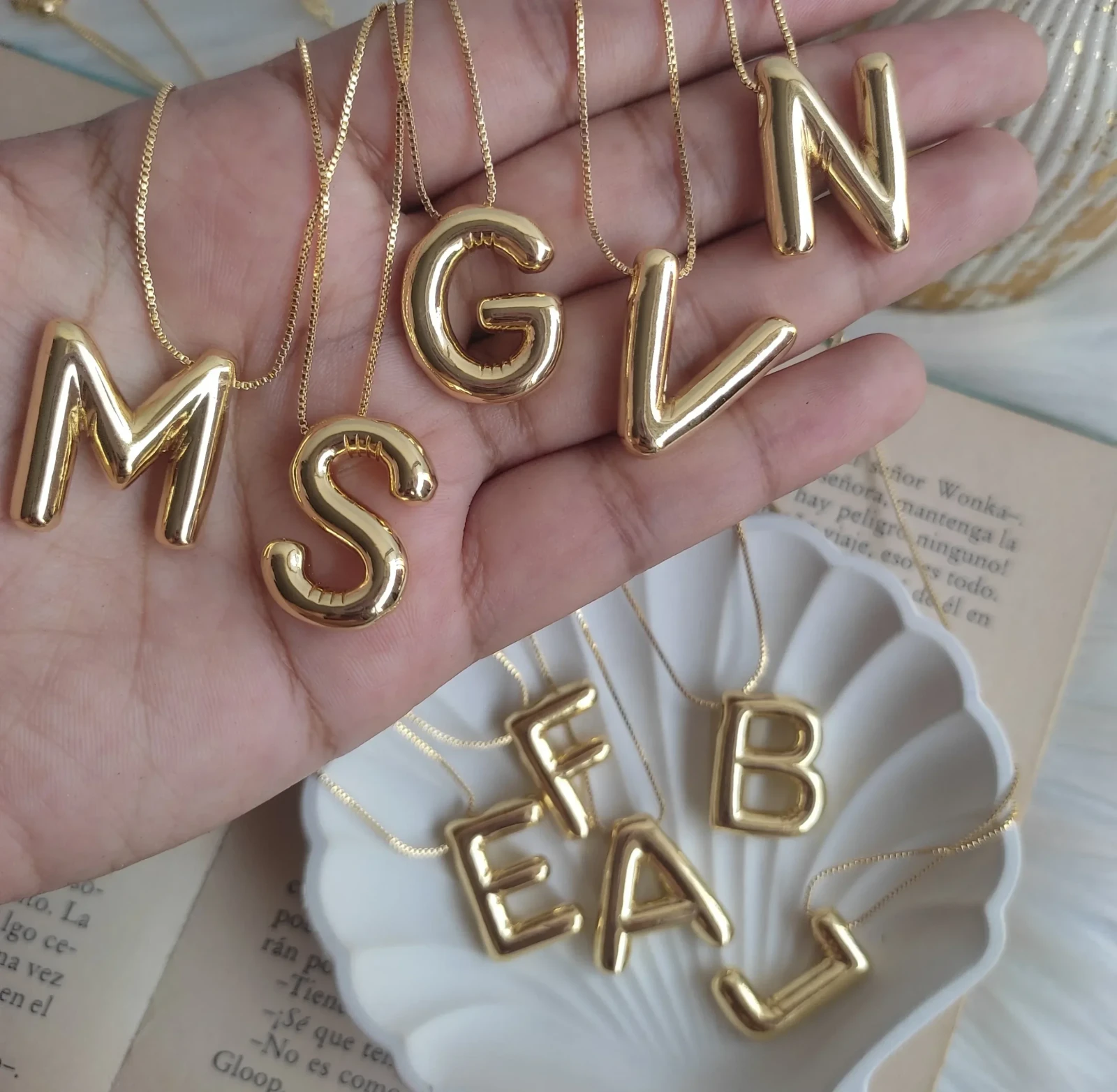CADENA LETRAS CHUNKY