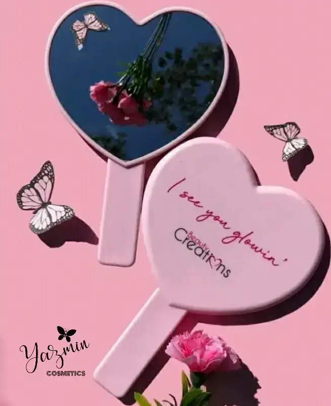 ESPEJO " CORAZON ROSA " 3