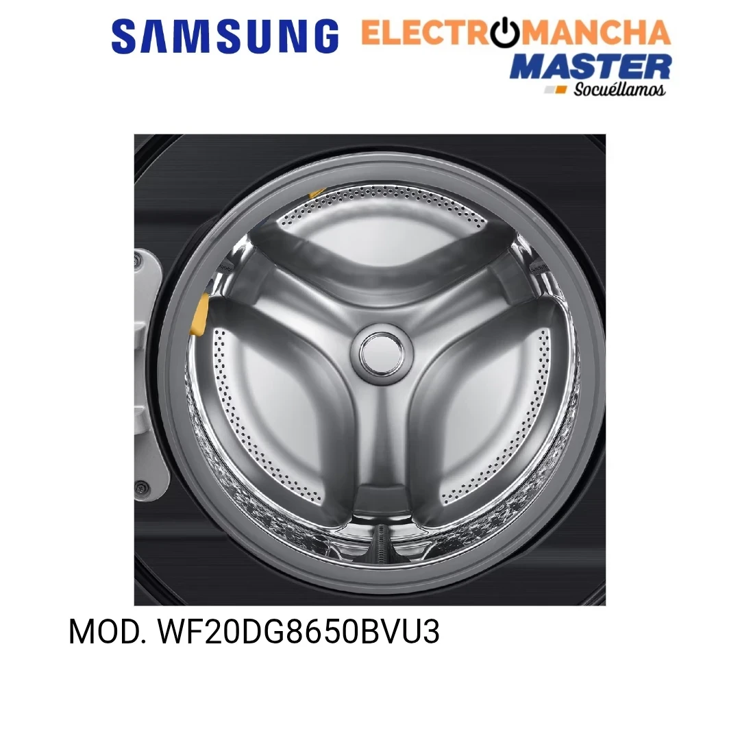 LAVADORA SAMSUNG WF20DG8650BVU3 20 KILOS 1000 RPM CLASE A 8