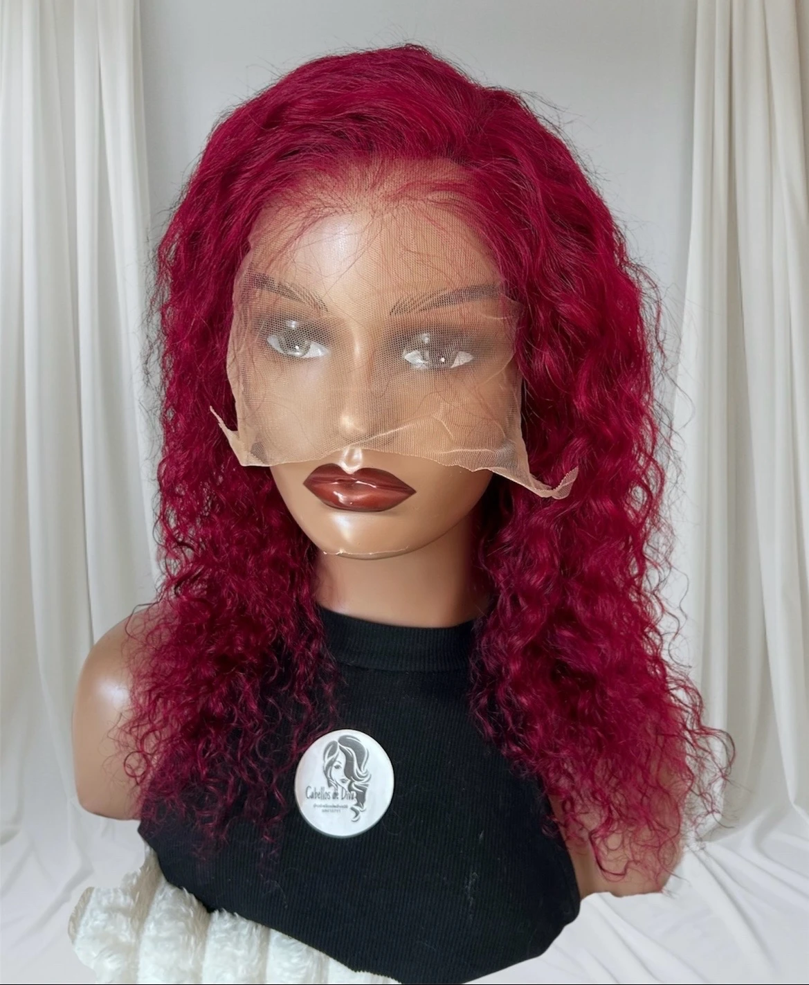 Peluca cabello humano 18 pulgadas , frontal lace 13x4,  4