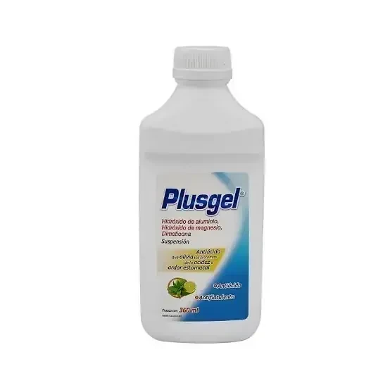 Plusgel (Hidróxido de aluminio, Hudróxino de Magnesio, Dimeticona)