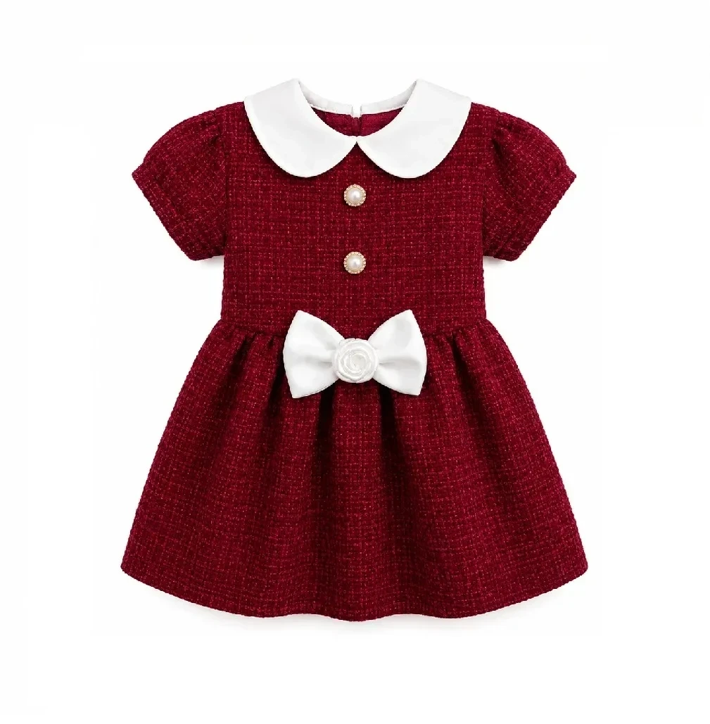 Vestido Chanel con lazo rojo