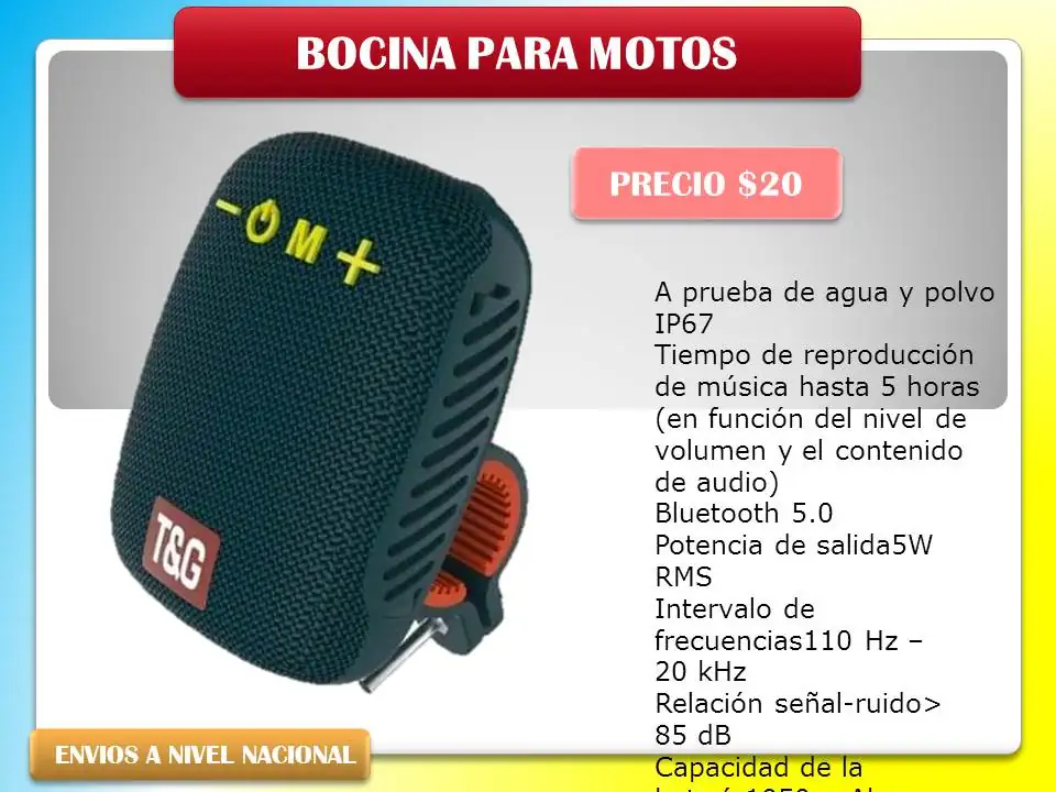 Bocinas para motosciclistas 2