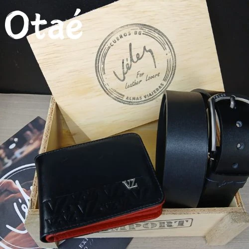 Combo San Benito 100 Cuero Repujado Vlz 2