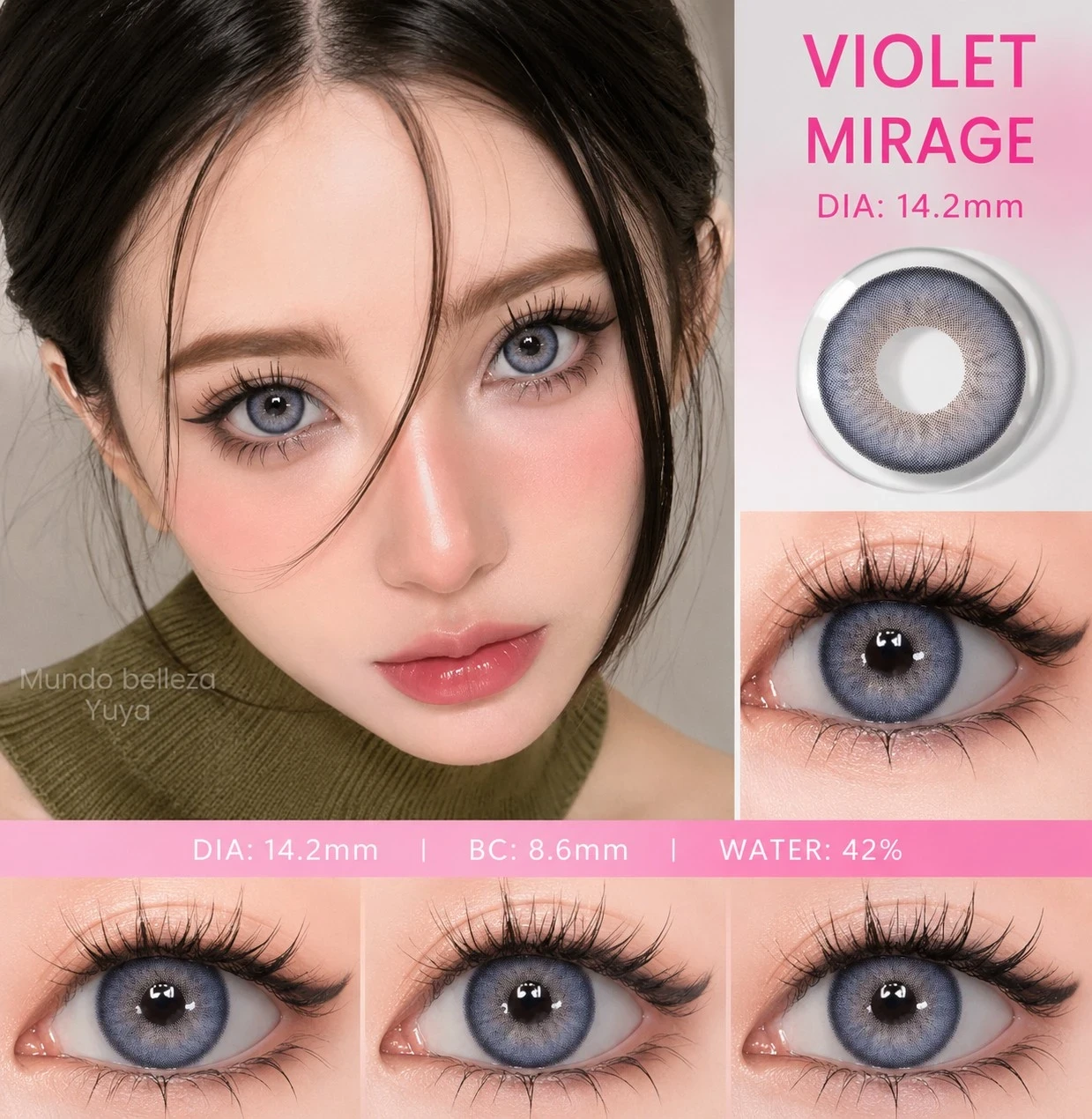 Lentes de contacto - Referencia: VIOLET MIRAGE  4