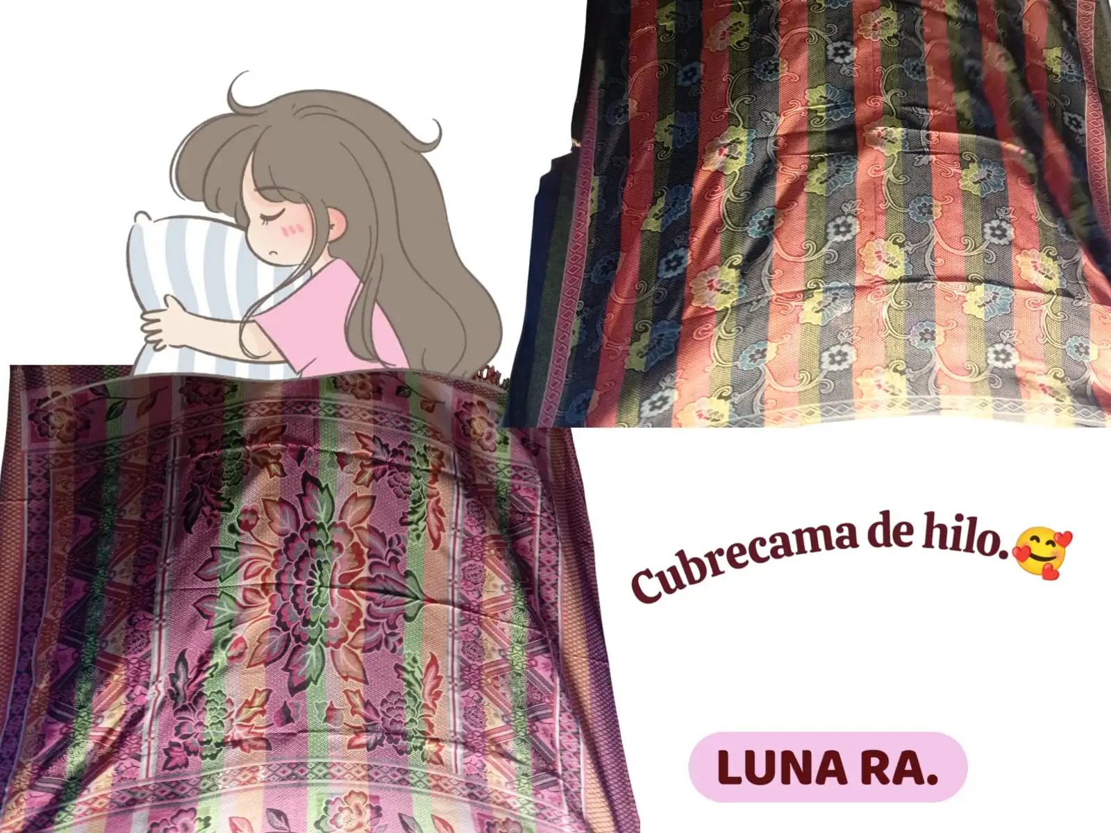 Cubrecama o chamarra de hilo