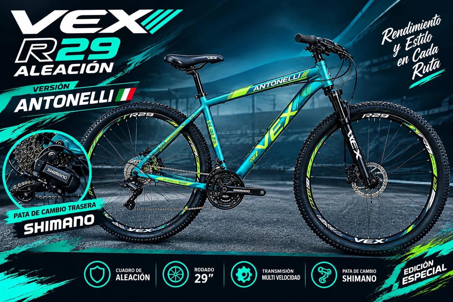 Bicicletas Vex R29 Aleación