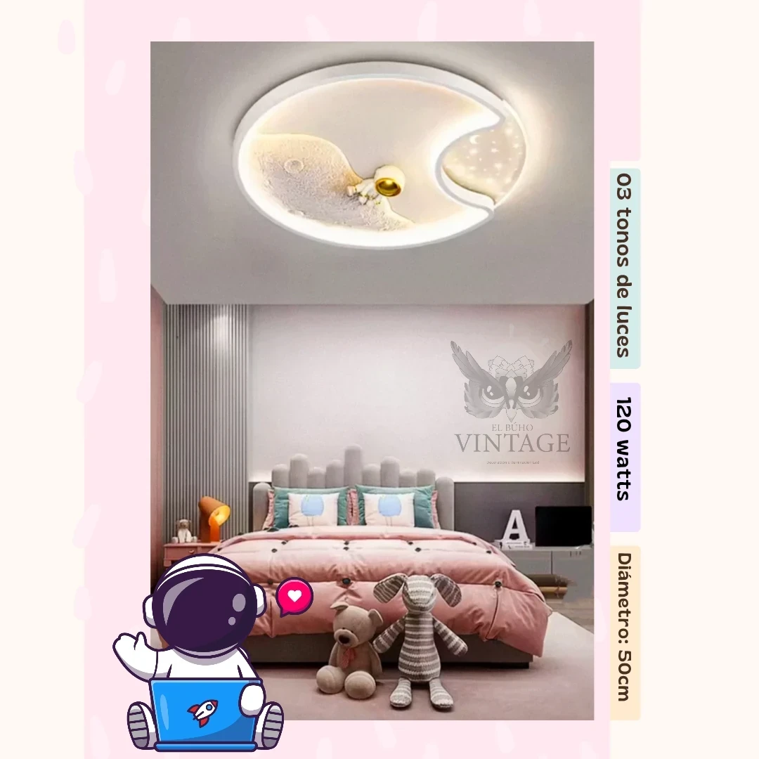 Lámpara de Techo Modelo Luna 🌕