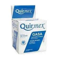 Gasa 10x10 quirmex 100piezas