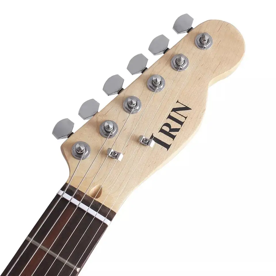 Guitarra eléctrica de 39 pulgadas 6 cuerdas 22 trastes cuerpo de madera 3