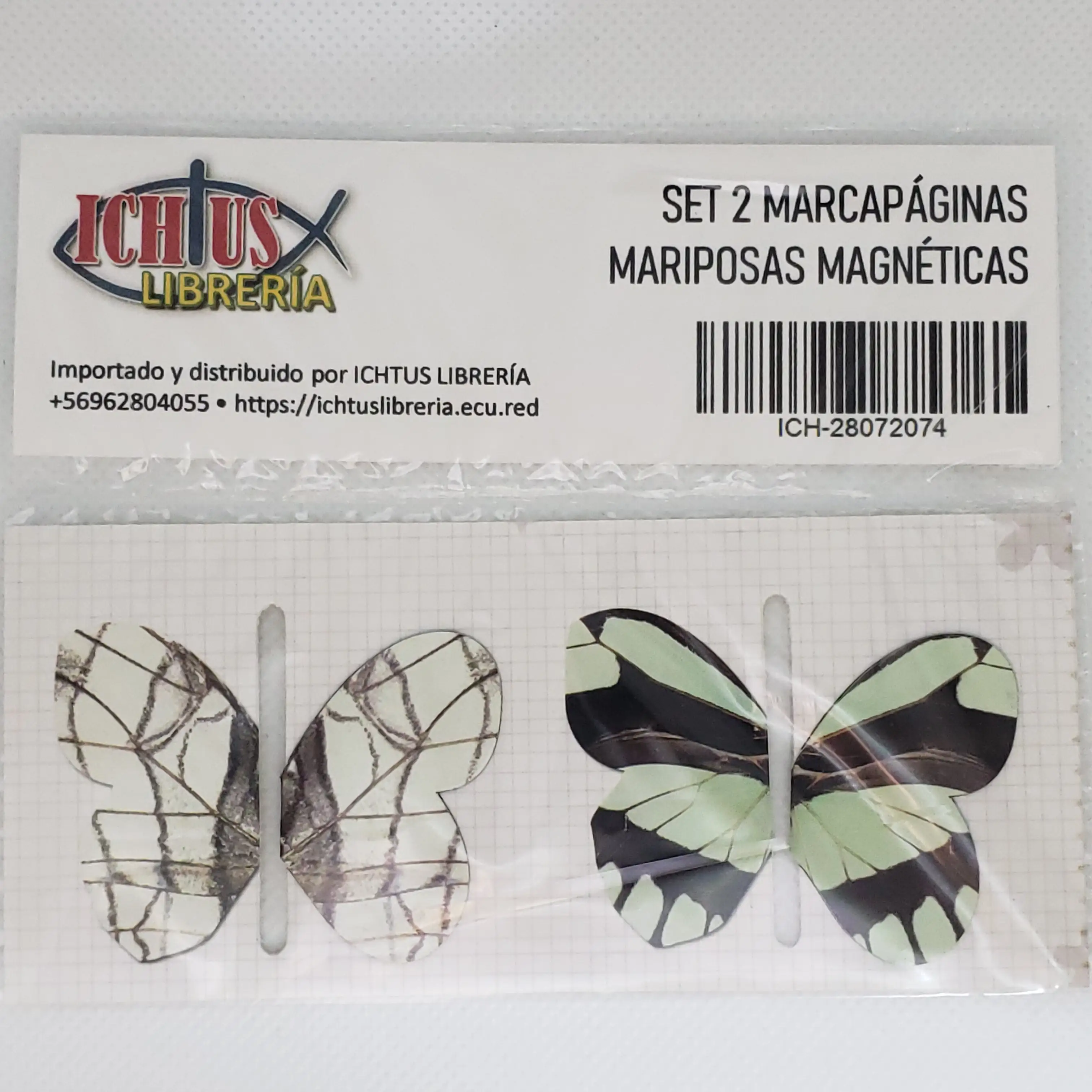 Set 2 marcapáginas mariposas magnéticas 4