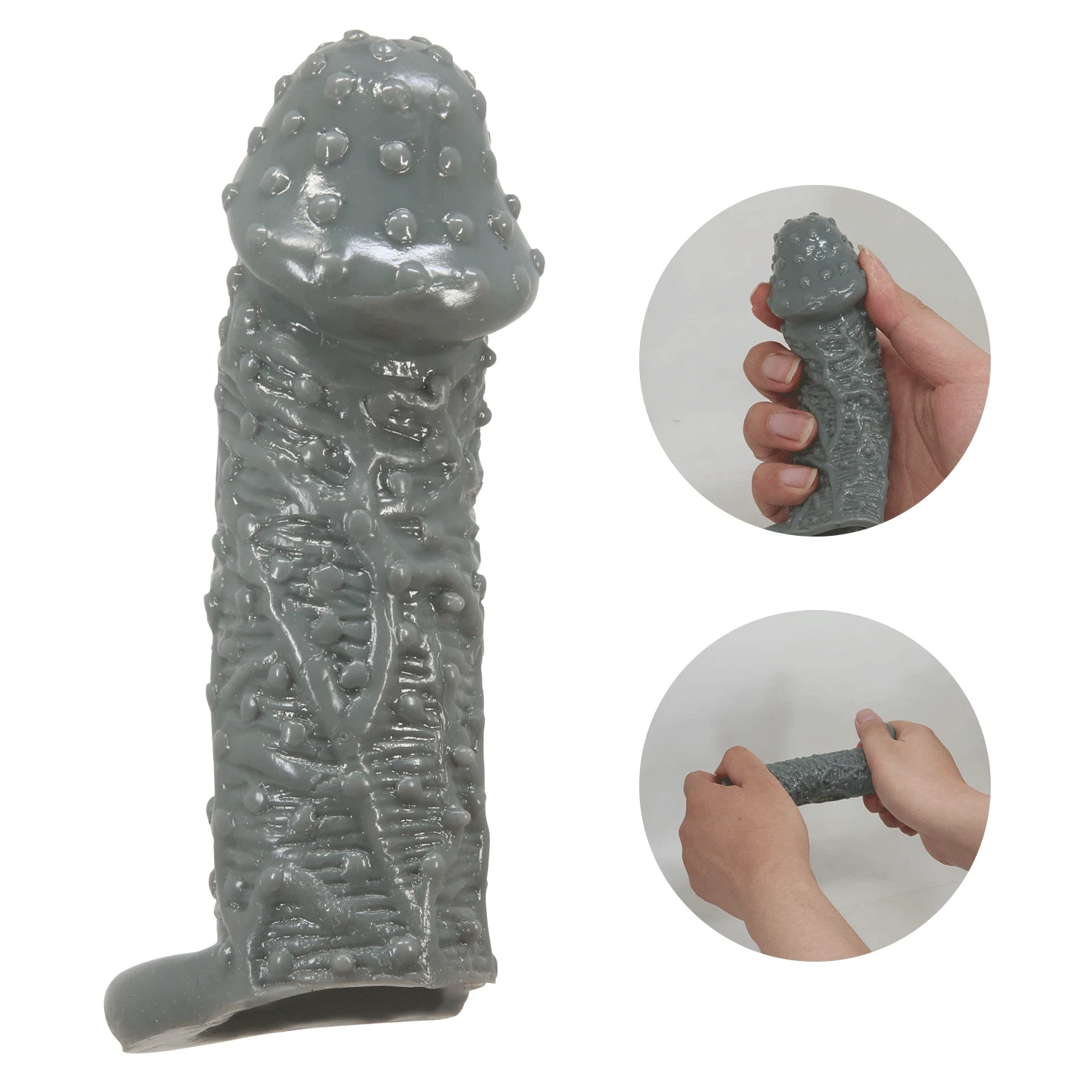 Funda para pene realistica de 13 cm de largo 2