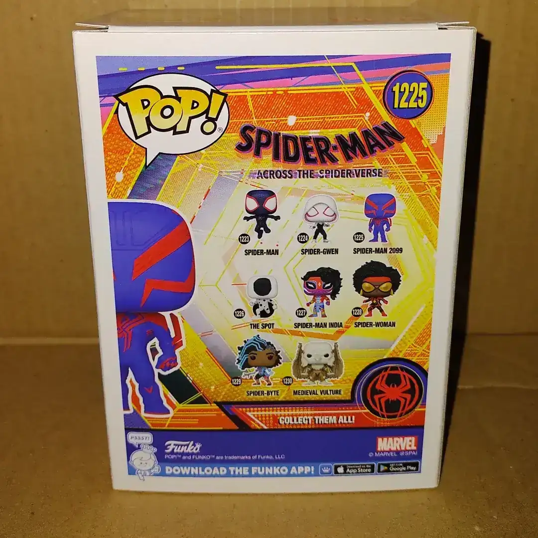 Funko pop Spiderman across The spider-verse Spiderman 2099 #1225 4
