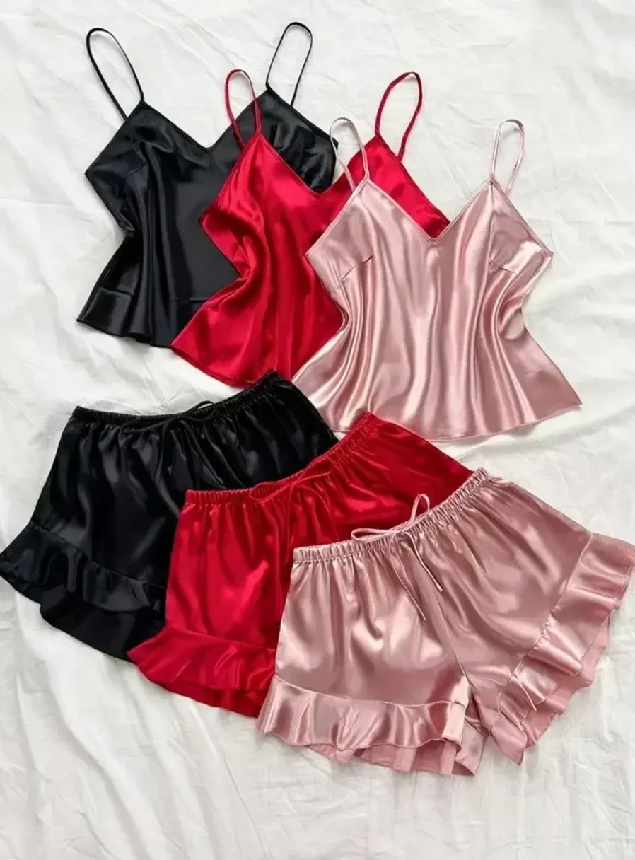 Pijama satén short