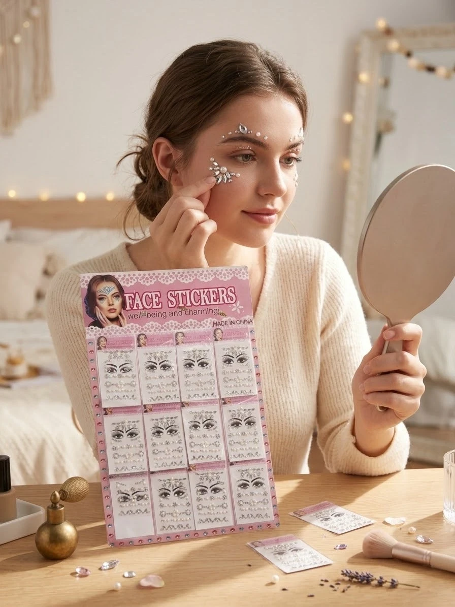PAQUETE DE 12 SOBRES DE GEMAS PARA ROSTRO 