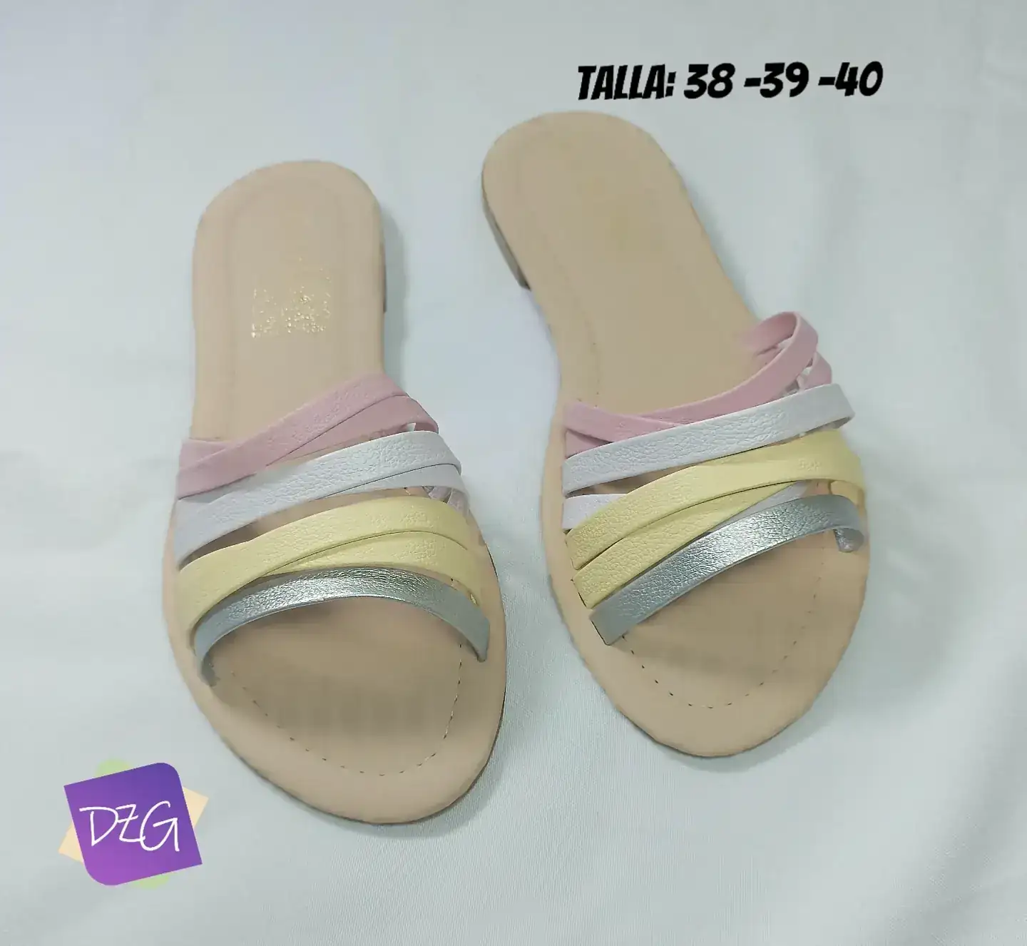 Sandalias dama sin agarre 