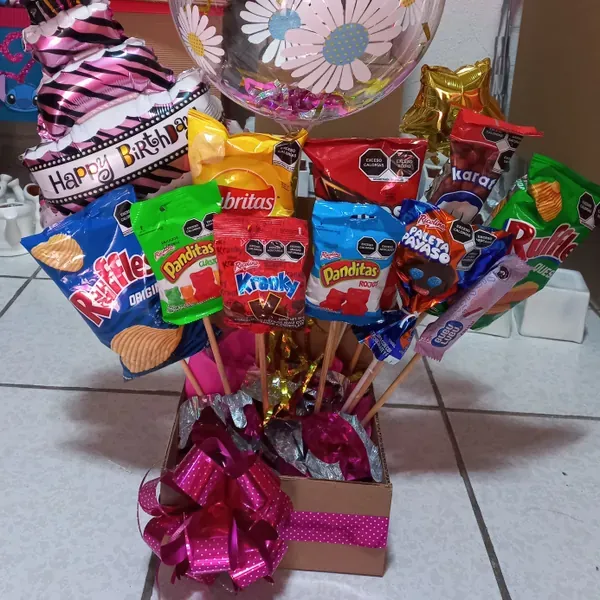 Arreglos con dulces 