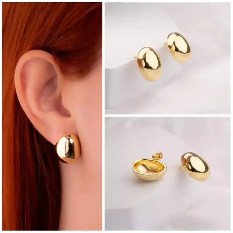 Aretes Luci Dorados REF: B1943 3