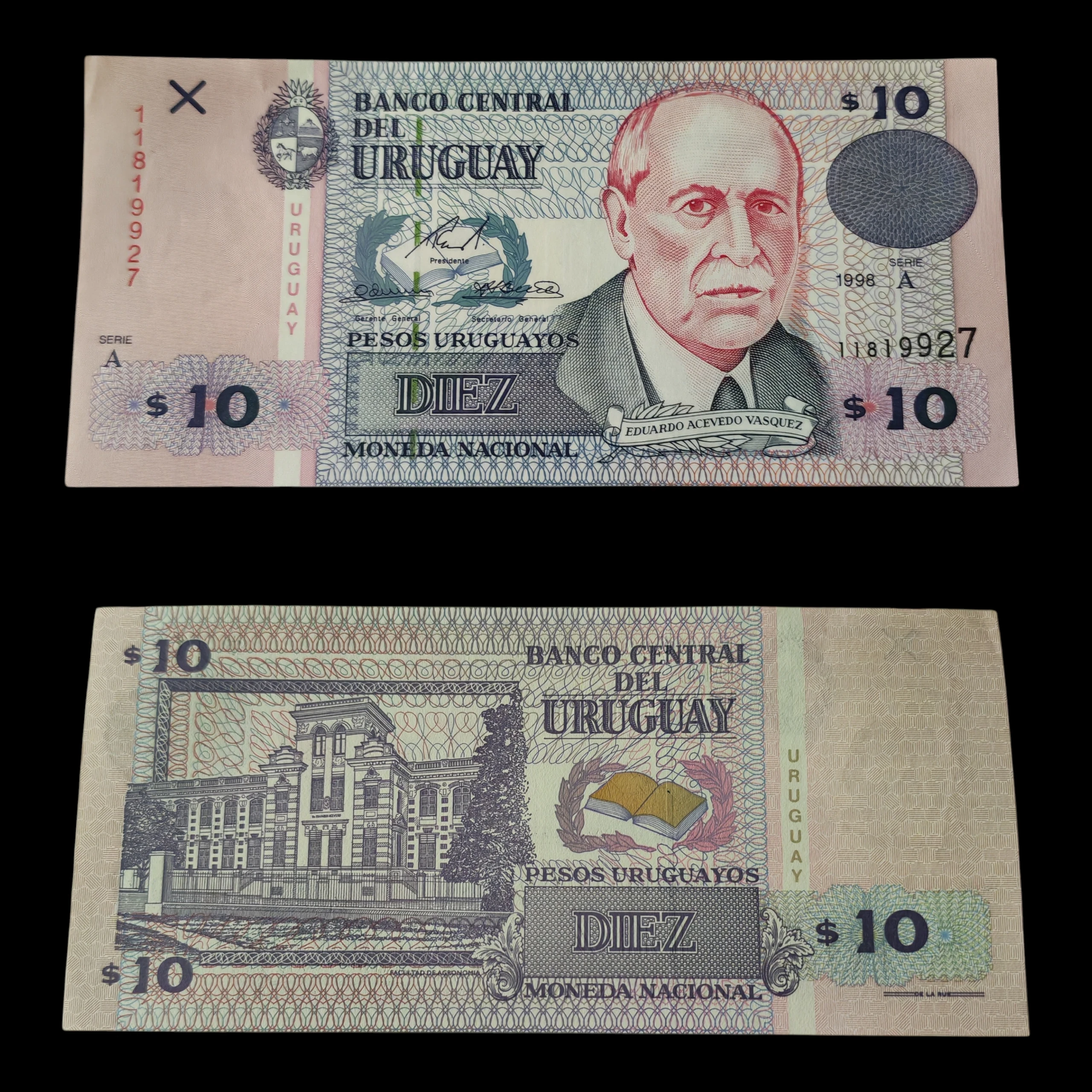 ° Uruguay 10 pesos UNC