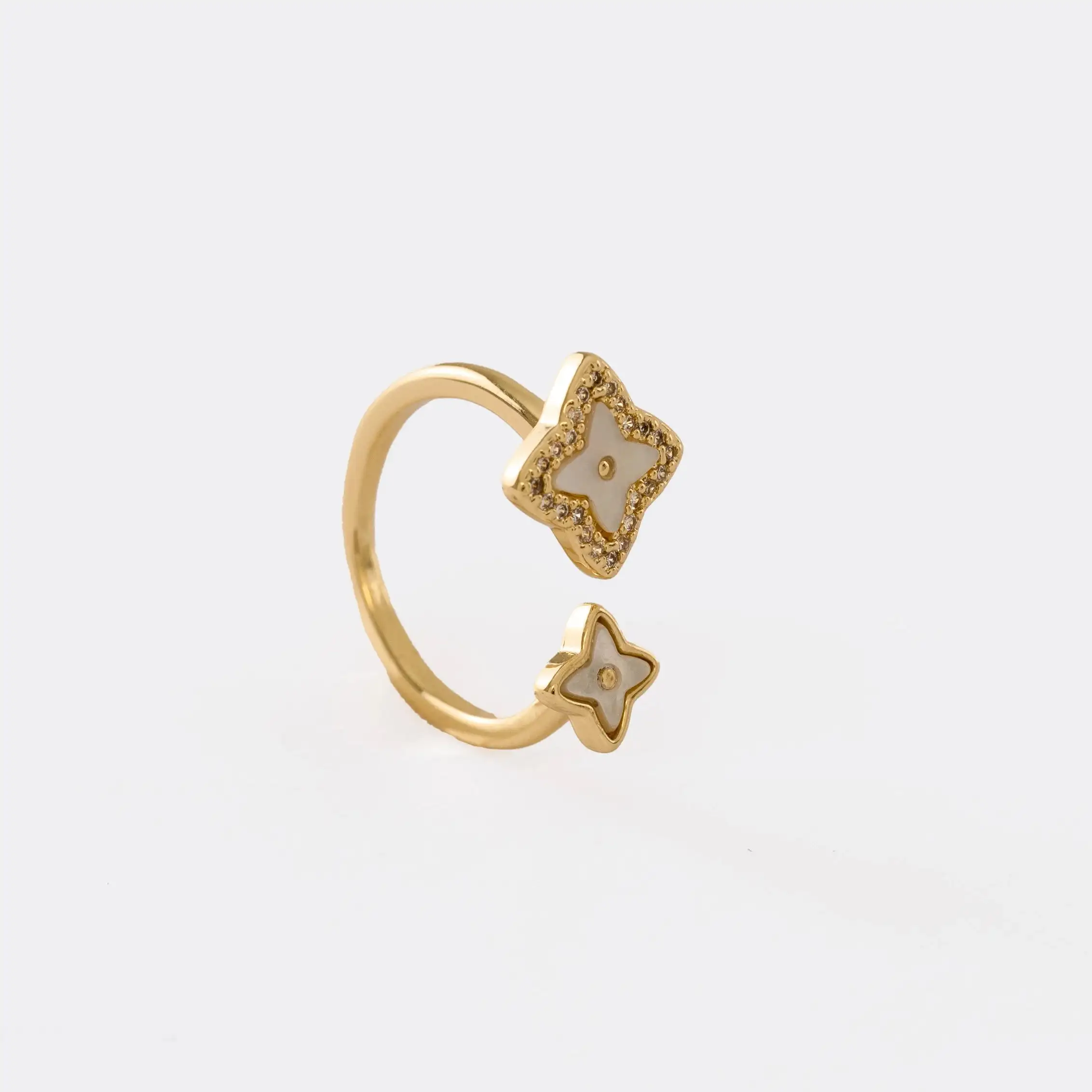 Anillo Double Lottus Ajustable