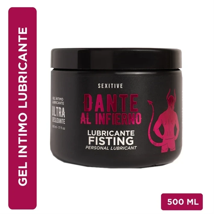 Lubricante fisting ultradeslizante Dante al Infierno 500 m