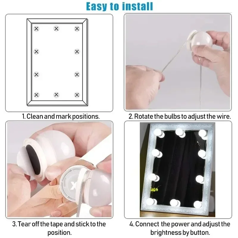 BOMBILLAS LED PARA ESPEJOS DE MAQUILLAJES 5