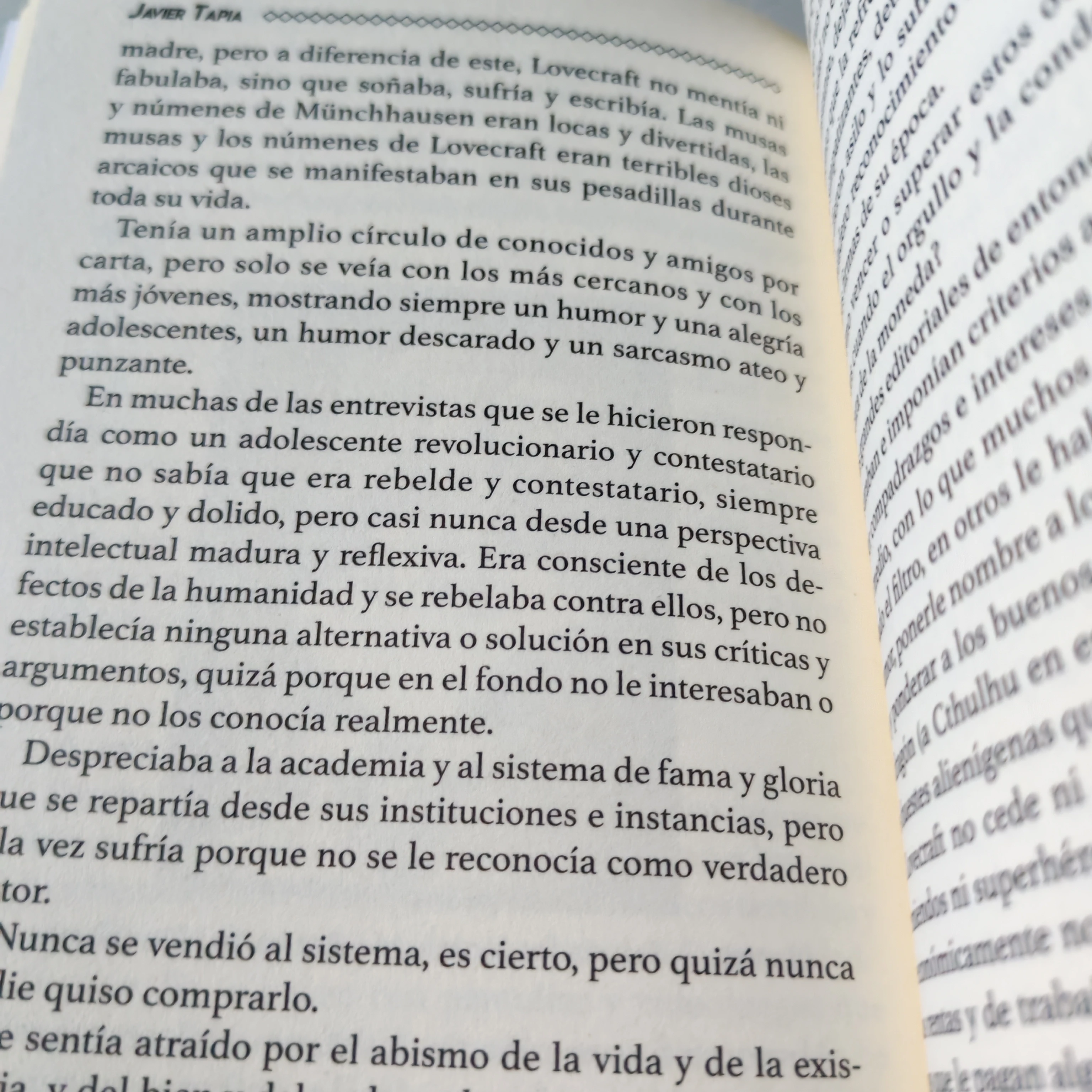 Mitología de H. P Lovecraft, Javier Tapia nuevo  3