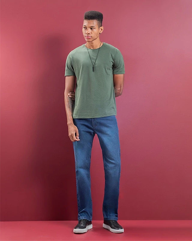 Calça Masc Reta