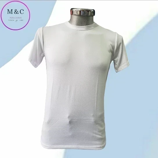 Playera lisa CH blanca manga corta 