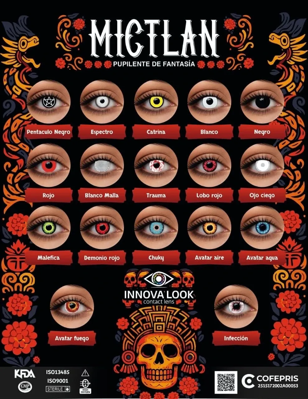 Pupilentes MICTLAN 